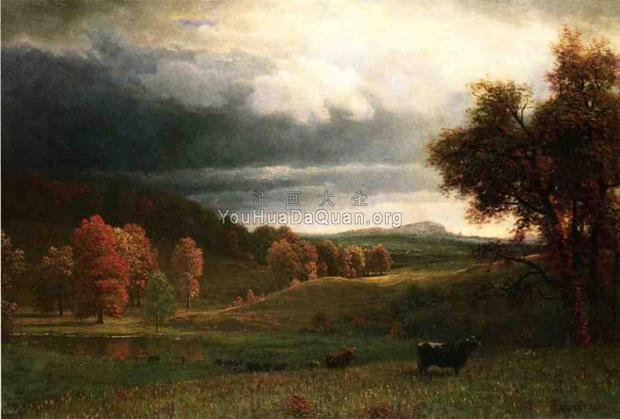 Autumn Landscape The Catskills - 阿尔伯特·比尔施塔特